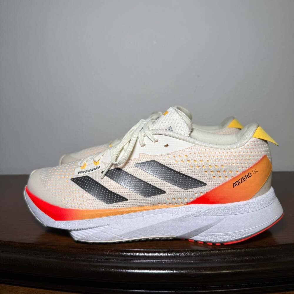 Adidas Adizero SL Women’s Size 8 Ivory Orange Running Shoes